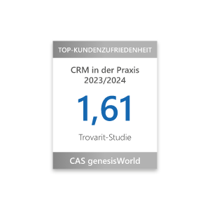 Top Kundenzufriedenheit CRM in der Praxis | CAS genesisWorld | 2023 2024